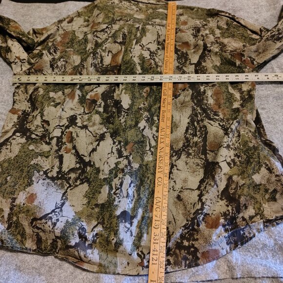 Yukon Gear Shirt Size XXL Natural Gear Camo Long Sleeve Button Down CFS-NG - Picture 7 of 10